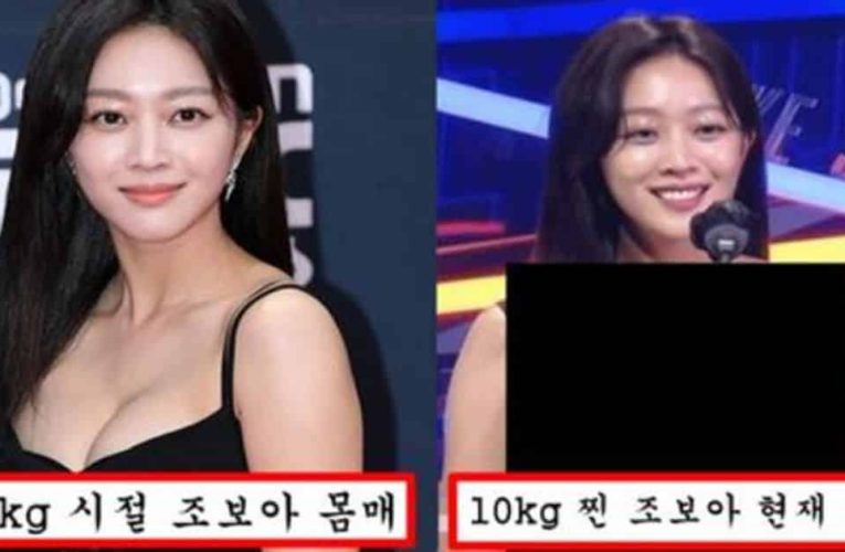 최근 살 10kg 정도 찌고 더 묵직해져서 남자들 사이에서 오히려 떡상중인 조보아