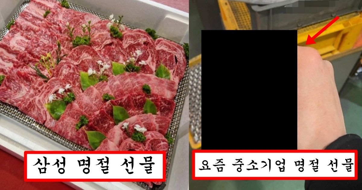요즘 sns폭로가 무서워서 대기업보다 훨씬 좋은거 준다는 중소기업들 선물 퀄리티