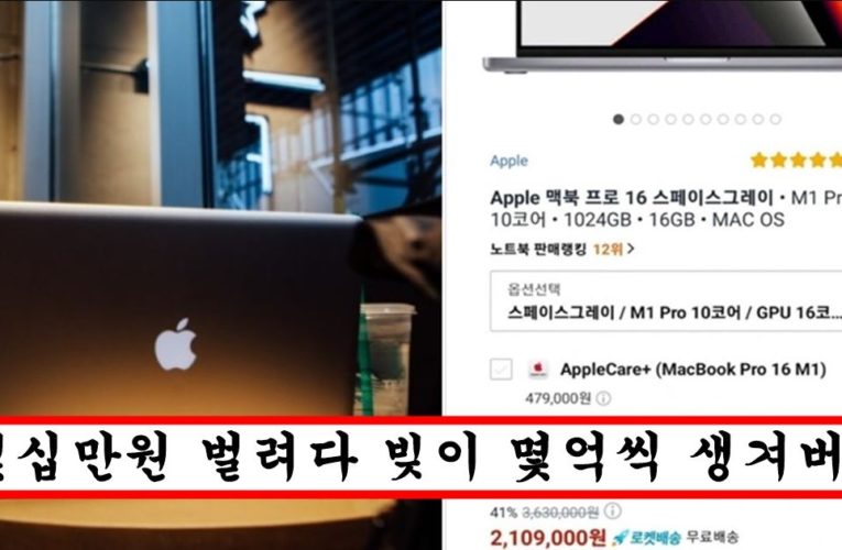 쿠팡 210만원에 올라온 맥북 때문에 한 순간 인생 나락가버린 되팔렘들