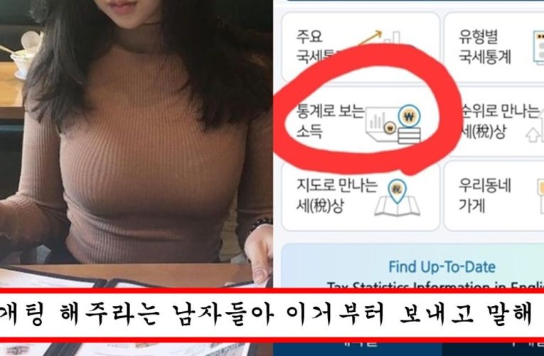 요즘 여자들이 사귀기 전에 필수로 요구 한다는 내가 연봉 상위 몇 퍼센트 인지 확인하는 방법