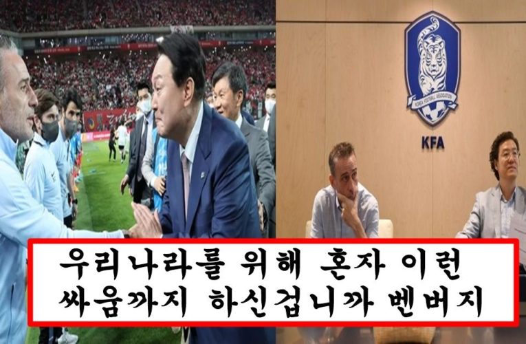 알고보니 축구협회 상대로 혼자 싸우다가 이번이 마지막 월드컵이 된 벤투 감독이 국대를 위해 혼자서 견뎌온 일들