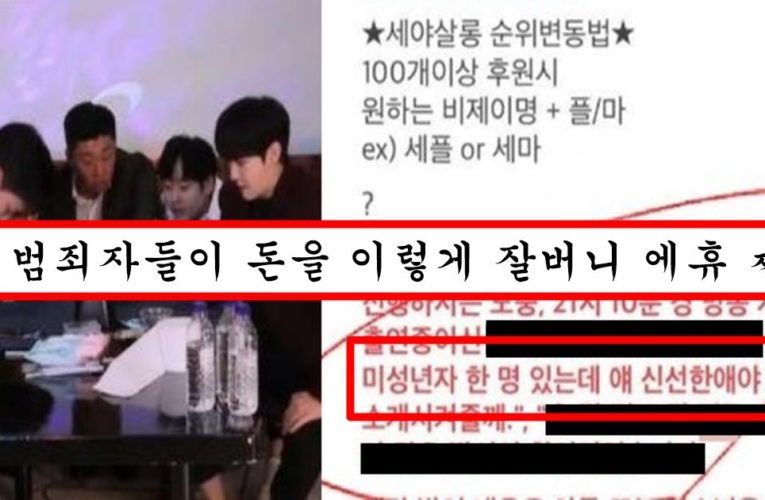 미성년자 데리고 룸싸롱 컨셉 방송하다가 서수길 극대노해서 등판하게 만든 세야 방송 수준