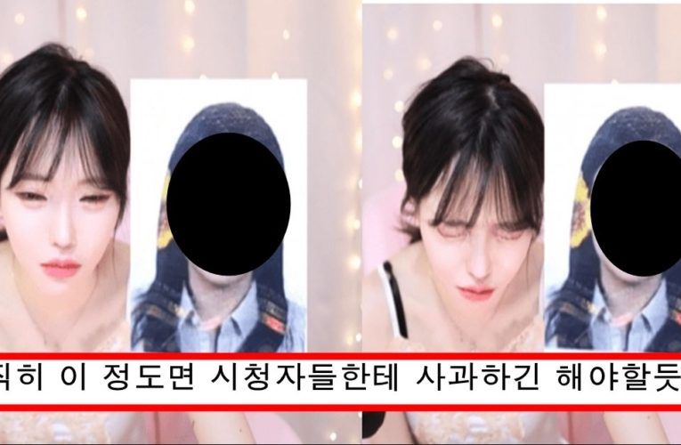 성형 전 사진 시청자들한테 걸려서 성형 전 사진 띄워 놓고 오열하는 여캠