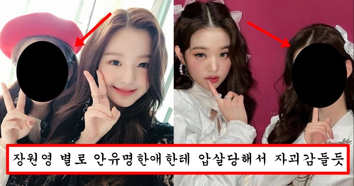 살 너무 많이 빠져서 장원영보다 보기 싫어진 해골 그 자체라는 있지 류진