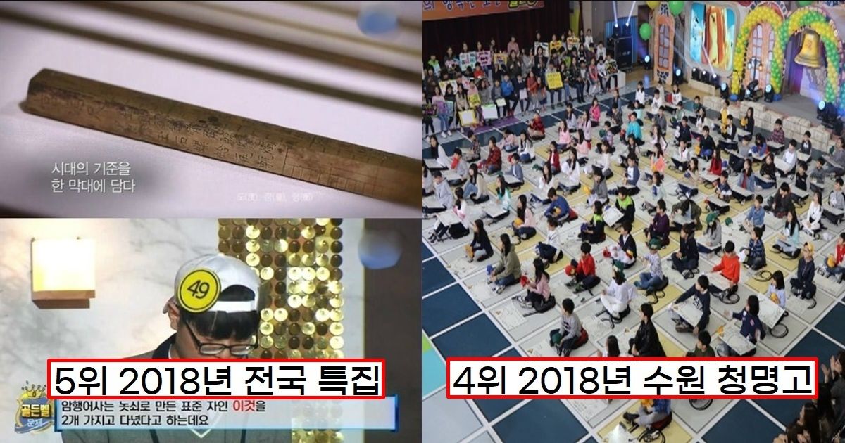 골든벨을 좌절시킨 마지막 문제 TOP5