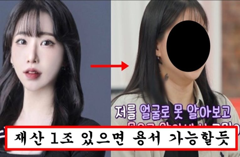 피디가 보정 해준다해놓고 무보정으로 방송 내보내서 팔로우 50만에서 10만까지 떡락한 한소희 닮은꼴녀