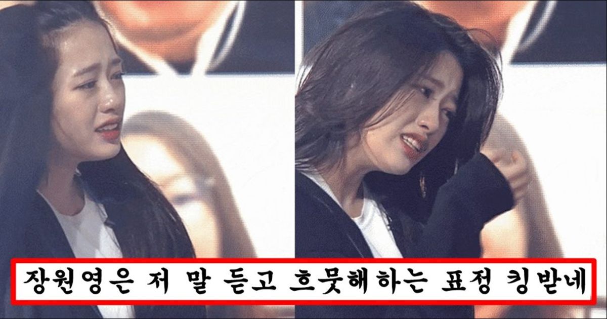 무대에 있는데 팬이 “안유진, 장원영이랑 덩치차이 실화냐?”라는 말 듣고 오열하는 안유진