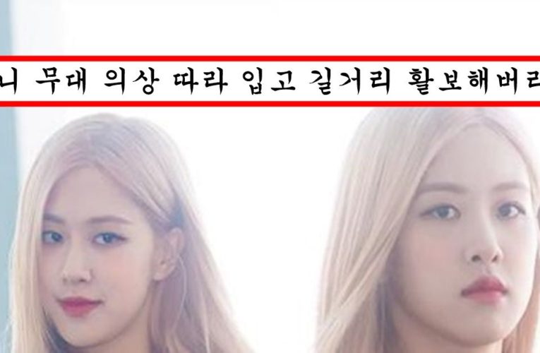요즘 또 블핑에서 제니만 거론되자 빡쳤는지 속옷만 입고 길거리 활보해버린 로제