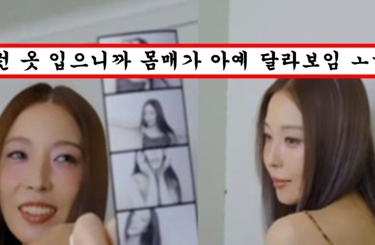 a인줄 알았는데 인생 네 컷 찍으려고 과감한 의상 입었다가 최소 d인거 다 들통나버린 보아 몸매