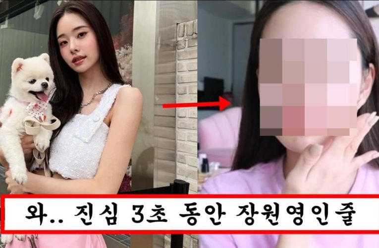 송지아 쌩얼 최초 공개 쌩얼이 오히려 장원영 닮아서 남초에서 존예라고 난리남