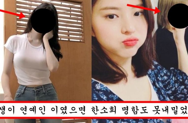 어제 한소희가 실수로 인스타에 올려버린 한소희를 일반인행 시켜버리는 한소희 친동생 미모 + 몸매
