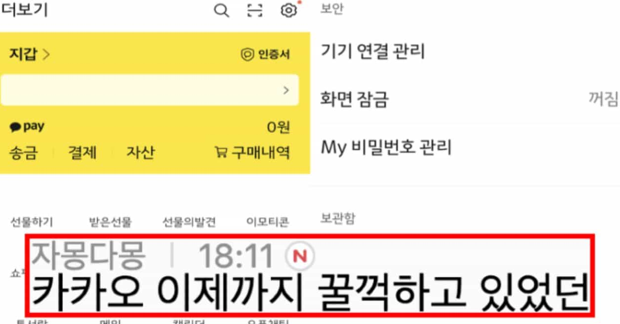 너네 카카오 이거 설정 안해놨지? 돈 다 버리고 있었다