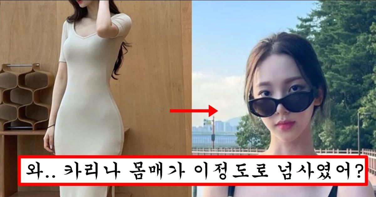 아프리카 bj들이 미시룩으로 깝쭉대자 작정한듯 역대급 수위 미시룩 입고 레전드 갱신한 카리나
