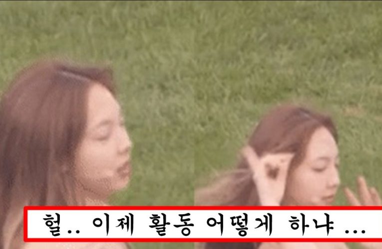 너무 헐렁하고 많이 파인 옷 입었다가 옆에서 다 보여버린 트와이스 나연 레전드 의상