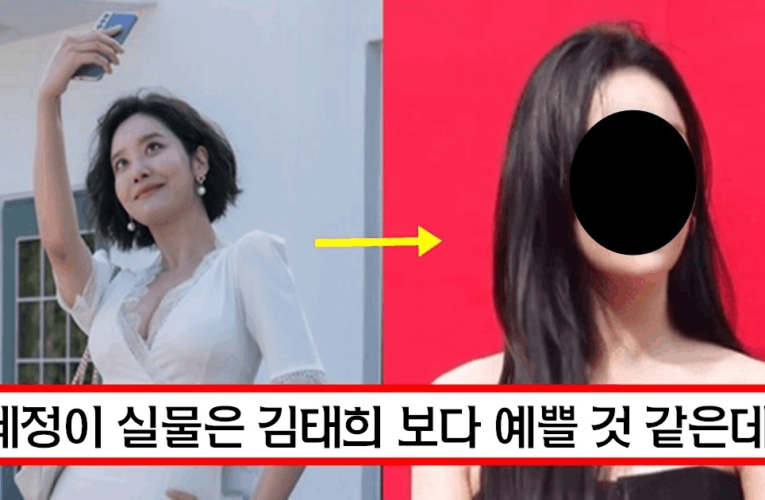 역할 때문에 못생긴 척 한거 실물은 예쁘다는 더글로리 혜정 어제자 청담동 행사 미모