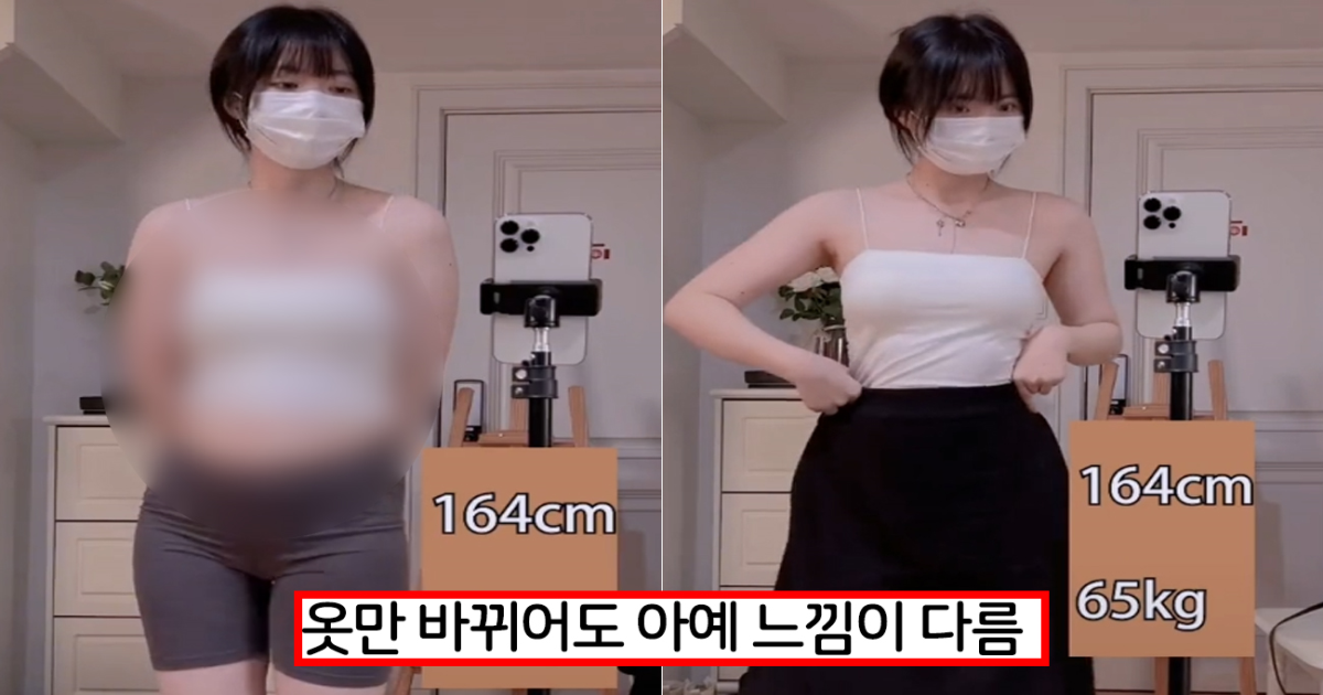 진짜 딱 이런 몸매 많을껄 사실 많다는 164cm 65kg 여자 현실 체형jpg