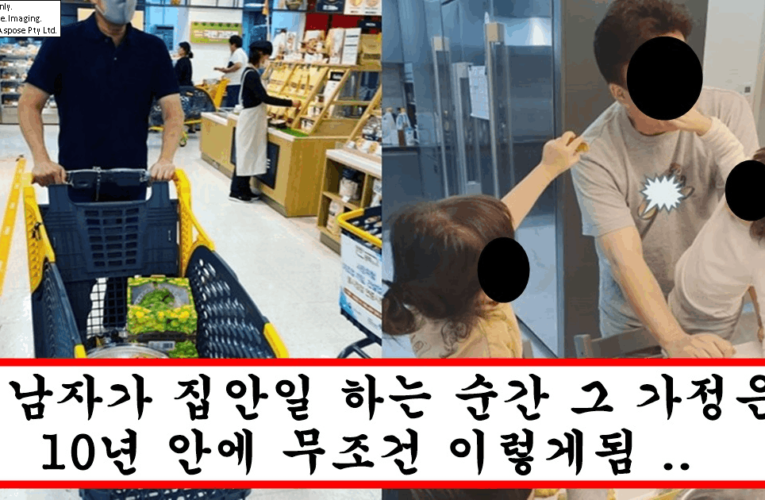 “가정적인 남자랑은 절대 결혼 하지 마세요” 오늘 처음 발표된 집안일 잘하는 남자와 결혼하면 절대 안되는 이유