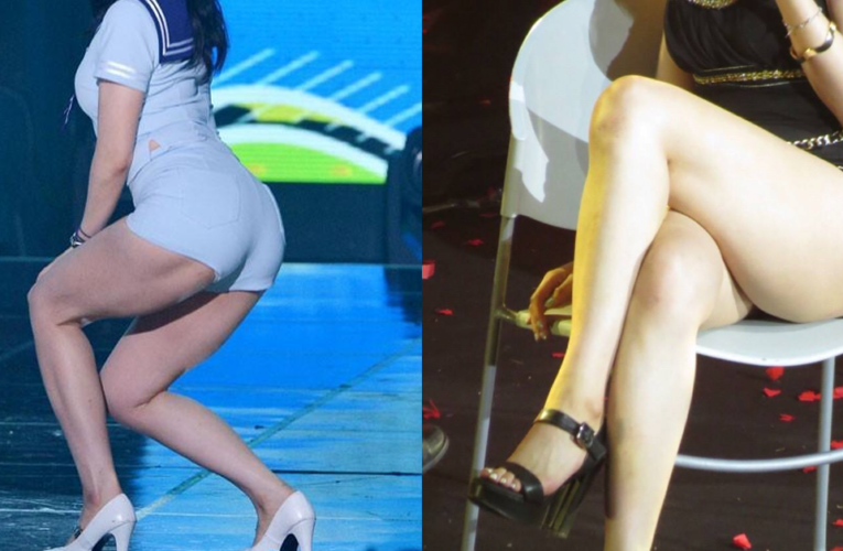 하체가 워낙 원탑이라 안무 삭제 될 뻔 했다는 아이돌 안무 장면
