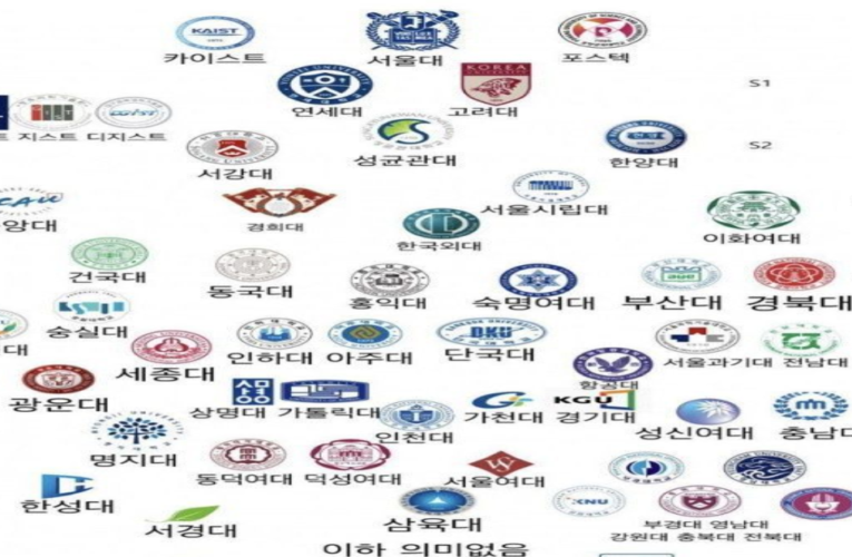 최신판이라는 대한민국 대학교 서열