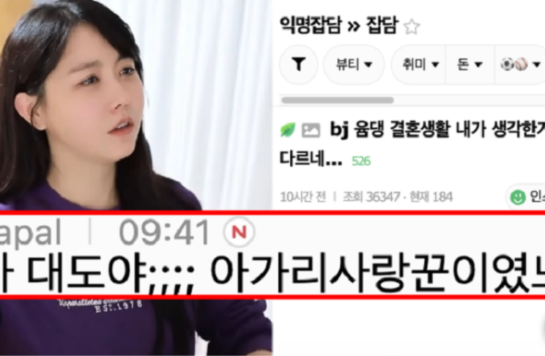 부부싸움하고 대도서관 저격한 bj윰댕 근황