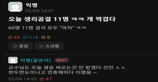 황금연휴 앞두고 난리난 에타 상황