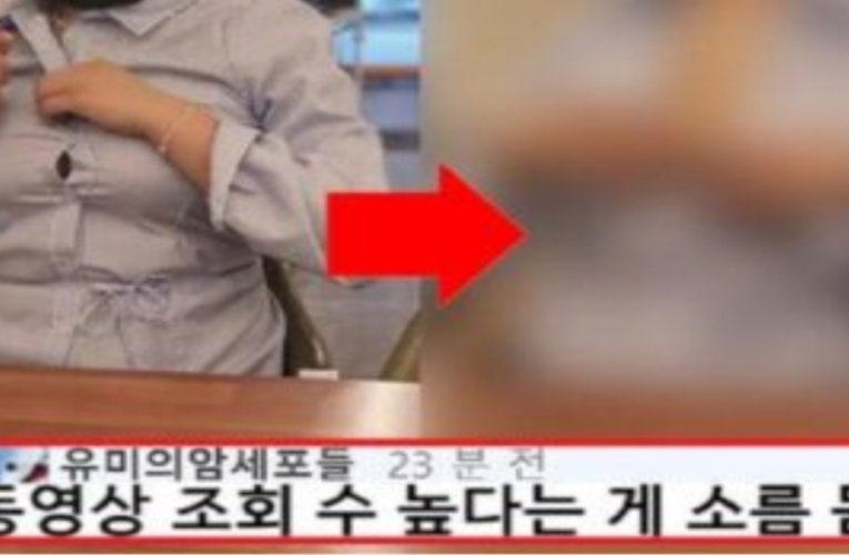 요즘 아줌마들이 사이에서 유행이라는 브이로그 노출 수준